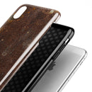 Rustic Textured Surface V3 - iPhone X Swappable Hybrid Case