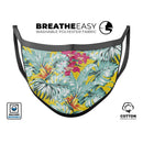 S17 colorway3 - Made in USA Mouth Cover Unisex Anti-Dust Cotton Blend Reusable & Washable Face Mask with Adjustable Sizing for Adult or Child