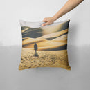 HUEF THE DUNES // ink-Fuzed Throw Pillow
