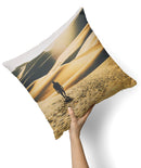 HUEF THE DUNES // ink-Fuzed Throw Pillow