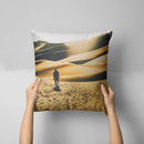 HUEF THE DUNES // ink-Fuzed Throw Pillow