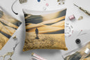 HUEF THE DUNES // ink-Fuzed Throw Pillow