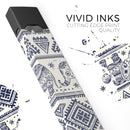 Sacred Elephant Pattern - Premium Decal Protective Skin-Wrap Sticker compatible with the Juul Labs vaping device