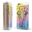 Sacred Elephant Watercolor iPhone 6/6s or 6/6s Plus 2-Piece Hybrid INK-Fuzed Case