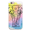Sacred Elephant Watercolor iPhone 6/6s or 6/6s Plus 2-Piece Hybrid INK-Fuzed Case