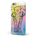 Sacred Elephant Watercolor iPhone 6/6s or 6/6s Plus 2-Piece Hybrid INK-Fuzed Case