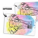 Sacred Elephant Watercolor - Premium Protective Decal Skin-Kit for the Apple Credit Card