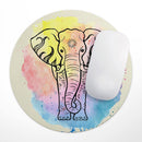 Sacred Elephant Watercolor// WaterProof Rubber Foam Backed Anti-Slip Mouse Pad for Home Work Office or Gaming Computer Desk
