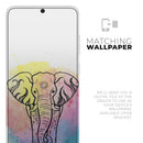 Sacred Elephant Watercolor - Premium Vinyl Skin Decal for Samsung Galaxy S25 Ultra, S24, S23, S22 & All Galaxy S Models