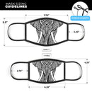 Sacred Ornate Elephant - Made in USA Mouth Cover Unisex Anti-Dust Cotton Blend Reusable & Washable Face Mask with Adjustable Sizing for Adult or Child