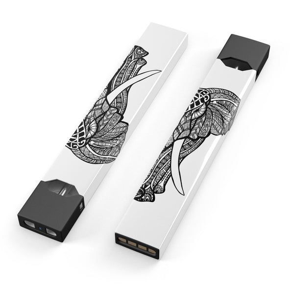 Sacred Ornate Elephant - Premium Decal Protective Skin-Wrap Sticker compatible with the Juul Labs vaping device