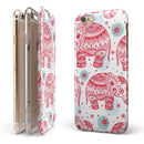 Sacred Red Elephant and Polkadots iPhone 6/6s or 6/6s Plus 2-Piece Hybrid INK-Fuzed Case