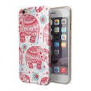 Sacred Red Elephant and Polkadots iPhone 6/6s or 6/6s Plus 2-Piece Hybrid INK-Fuzed Case