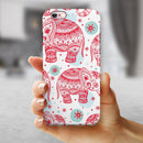 Sacred Red Elephant and Polkadots iPhone 6/6s or 6/6s Plus 2-Piece Hybrid INK-Fuzed Case