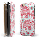Sacred Red Elephant and Polkadots iPhone 6/6s or 6/6s Plus 2-Piece Hybrid INK-Fuzed Case