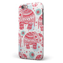 Sacred Red Elephant and Polkadots iPhone 6/6s or 6/6s Plus 2-Piece Hybrid INK-Fuzed Case