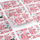 Sacred Red Elephant and Polkadots - Premium Protective Decal Skin-Kit for the Apple Credit Card