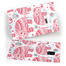 Sacred Red Elephant and Polkadots - Premium Protective Decal Skin-Kit for the Apple Credit Card