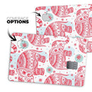 Sacred Red Elephant and Polkadots - Premium Protective Decal Skin-Kit for the Apple Credit Card