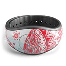 Sacred Red Elephant and Polkadots - Decal Skin Wrap Kit for the Disney Magic Band