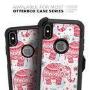 Sacred Red Elephant and Polkadots - Skin Kit for the iPhone OtterBox Cases