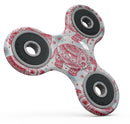 Sacred Red Elephant and Polkadots Full-Body Fidget Spinner Skin-Kit