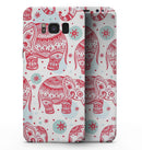 Sacred Red Elephant and Polkadots - Samsung Galaxy S8 Full-Body Skin Kit