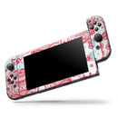 Sacred Red Elephant and Polkadots // Skin Decal Wrap Kit for Nintendo Switch Console & Dock, Joy-Cons, Pro Controller, Lite, 3DS XL, 2DS XL, DSi, or Wii - Vinyl Skin Wrap for Nintendo Switch 2, OLED, Lite, Pro Controller, Wii & Classic Handhelds