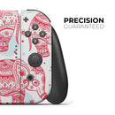 Sacred Red Elephant and Polkadots // Skin Decal Wrap Kit for Nintendo Switch Console & Dock, Joy-Cons, Pro Controller, Lite, 3DS XL, 2DS XL, DSi, or Wii - Vinyl Skin Wrap for Nintendo Switch 2, OLED, Lite, Pro Controller, Wii & Classic Handhelds