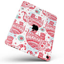 Sacred Red Elephant and Polkadots - Full Body Skin Decal for the Apple iPad Pro 12.9", 11", 10.5", 9.7", Air or Mini (All Models Available)