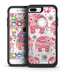 Sacred Red Elephant and Polkadots - iPhone 7 or 7 Plus Commuter Case Skin Kit