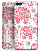 Sacred Red Elephant and Polkadots - Skin-kit for the iPhone 8 or 8 Plus