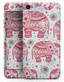 Sacred Red Elephant and Polkadots - Skin-kit for the iPhone 8 or 8 Plus