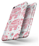 Sacred Red Elephant and Polkadots - Skin-kit for the iPhone 8 or 8 Plus