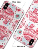 Sacred Red Elephant and Polkadots - iPhone X Clipit Case