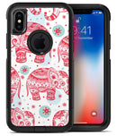 Sacred Red Elephant and Polkadots - iPhone X OtterBox Case & Skin Kits