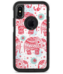 Sacred Red Elephant and Polkadots - iPhone X OtterBox Case & Skin Kits