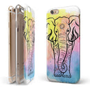 Sacred Watercolor Elephant iPhone 6/6s or 6/6s Plus 2-Piece Hybrid INK-Fuzed Case