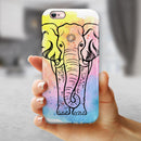 Sacred Watercolor Elephant iPhone 6/6s or 6/6s Plus 2-Piece Hybrid INK-Fuzed Case