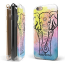Sacred Watercolor Elephant iPhone 6/6s or 6/6s Plus 2-Piece Hybrid INK-Fuzed Case