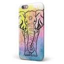 Sacred Watercolor Elephant iPhone 6/6s or 6/6s Plus 2-Piece Hybrid INK-Fuzed Case