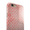 Salmon Pink Overlapping Circles iPhone 6/6s or 6/6s Plus 2-Piece Hybrid INK-Fuzed Case