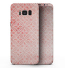 Salmon Pink Overlapping Circles - Samsung Galaxy S8 Full-Body Skin Kit