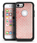 Salmon Pink Overlapping Circles - iPhone 7 or 7 Plus Commuter Case Skin Kit