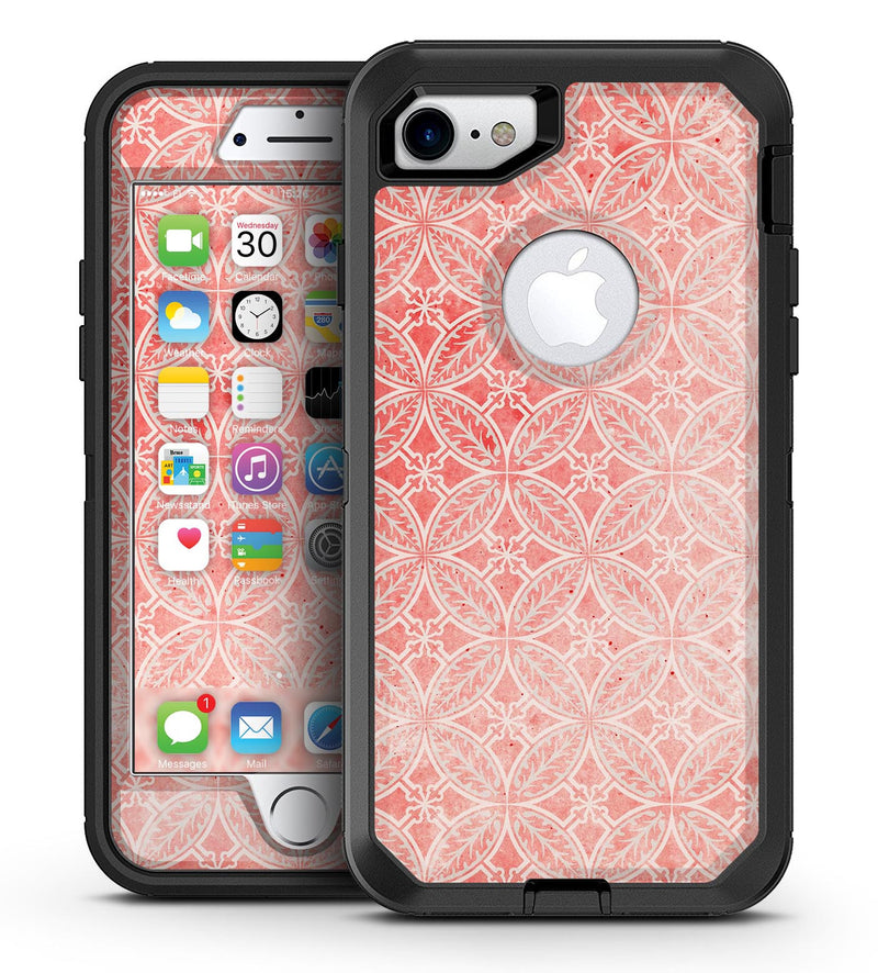 Salmon Pink Overlapping Circles iPhone or Plus OtterBox