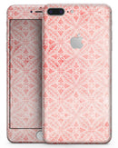 Salmon Pink Overlapping Circles - Skin-kit for the iPhone 8 or 8 Plus