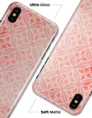 Salmon Pink Overlapping Circles - iPhone X Clipit Case