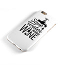 Save Water Drink Wine iPhone 6/6s or 6/6s Plus 2-Piece Hybrid INK-Fuzed Case