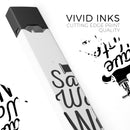 Save Water Drink Wine - Premium Decal Protective Skin-Wrap Sticker compatible with the Juul Labs vaping device