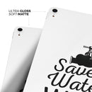 Save Water Drink Wine - Full Body Skin Decal for the Apple iPad Pro 12.9", 11", 10.5", 9.7", Air or Mini (All Models Available)